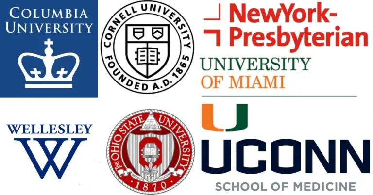 College Logos for locations that Dr. Alita Sikora of Sikora Medical in Vero Beach, FL